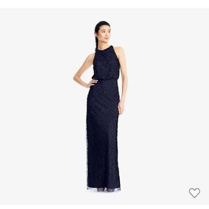 B H D L N Adrianna Papell Long Dress